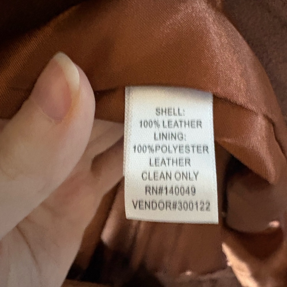 Chadwicks of Boston Vintage Suede Longline Coat - Size 2P - 100% Leather - Picture 5 of 5